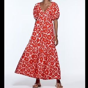 Zara Floral Maxi Dress